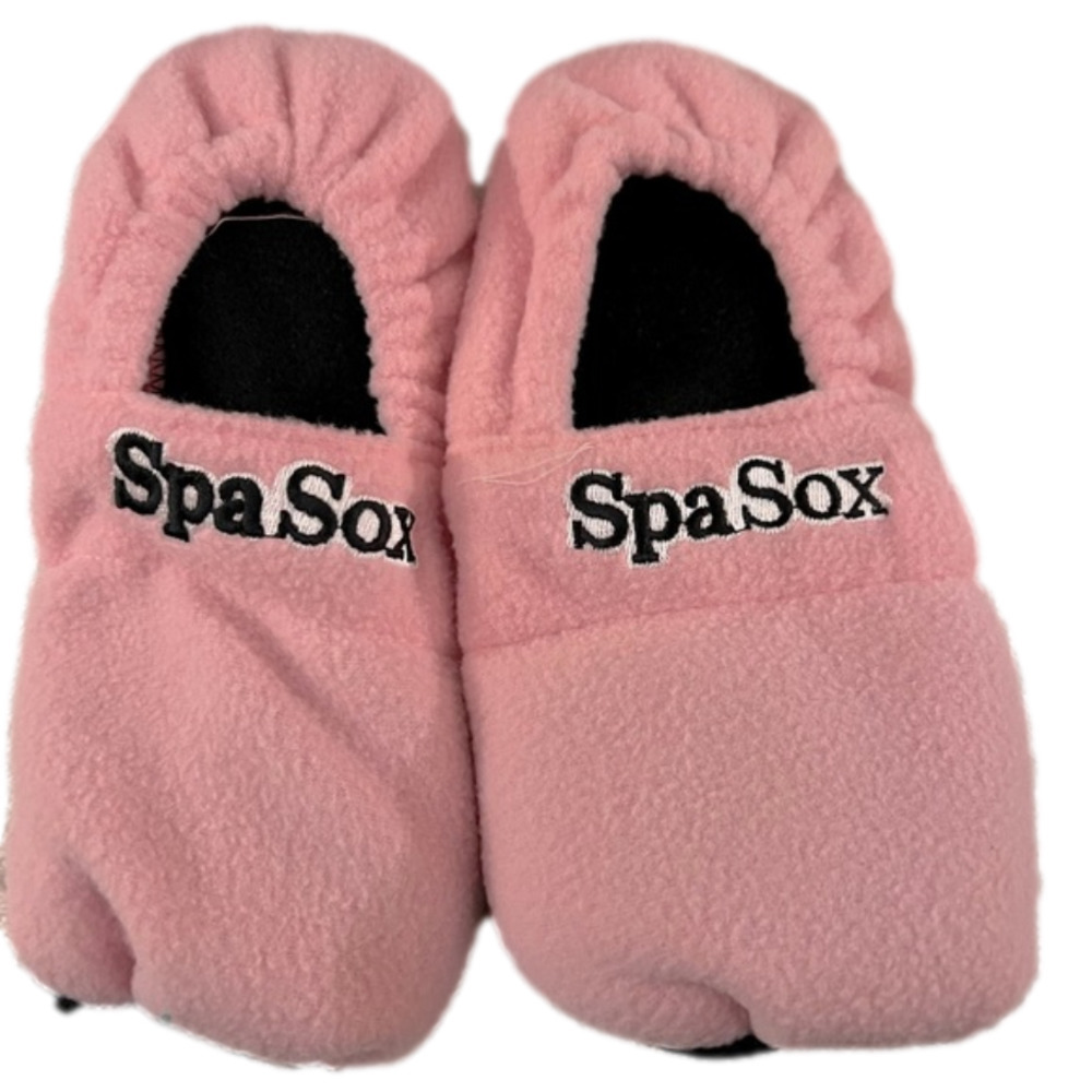 PINK Spa Sox therapy for your feet. microwavable/freezer bean slippers/ socks